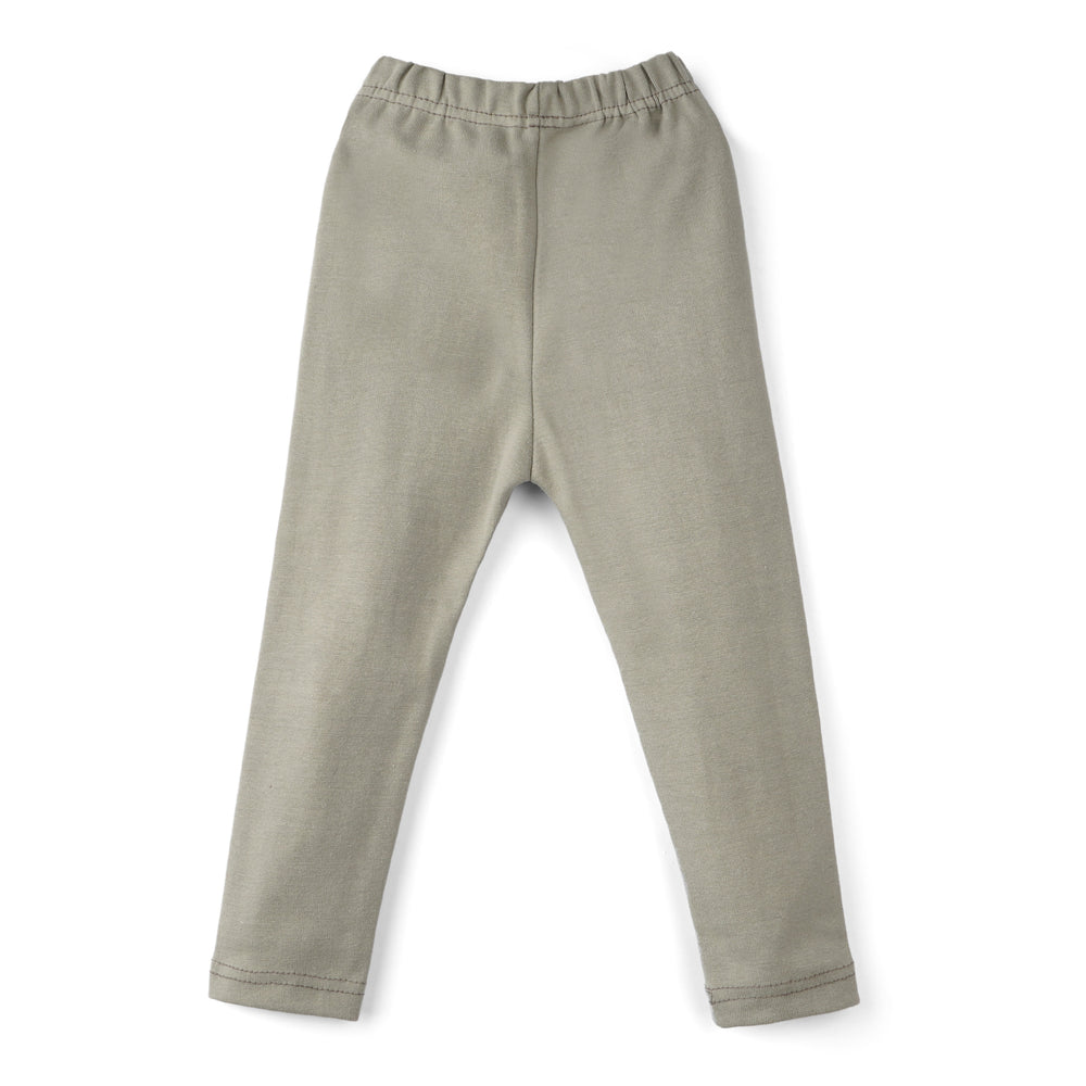 Kikidoo Kids Rib Innerwear Light Grey
