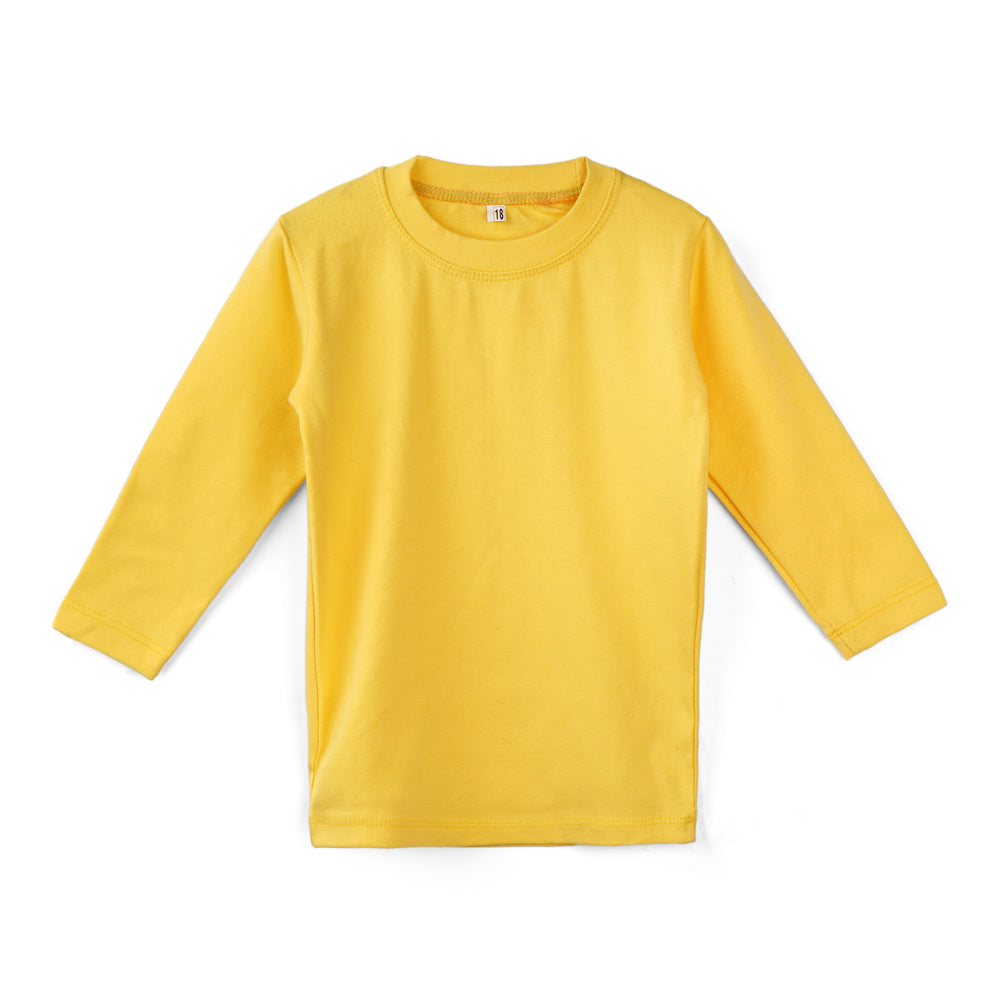 Kikidoo Kids Rib Innerwear Yellow