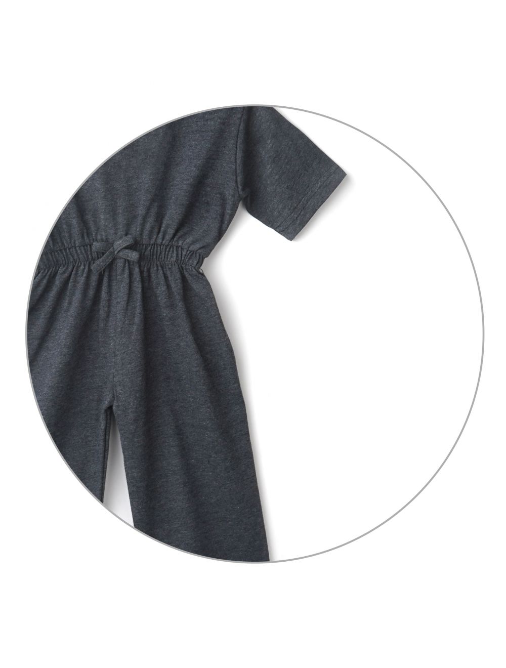 Girls Jumpsuit Charcoal