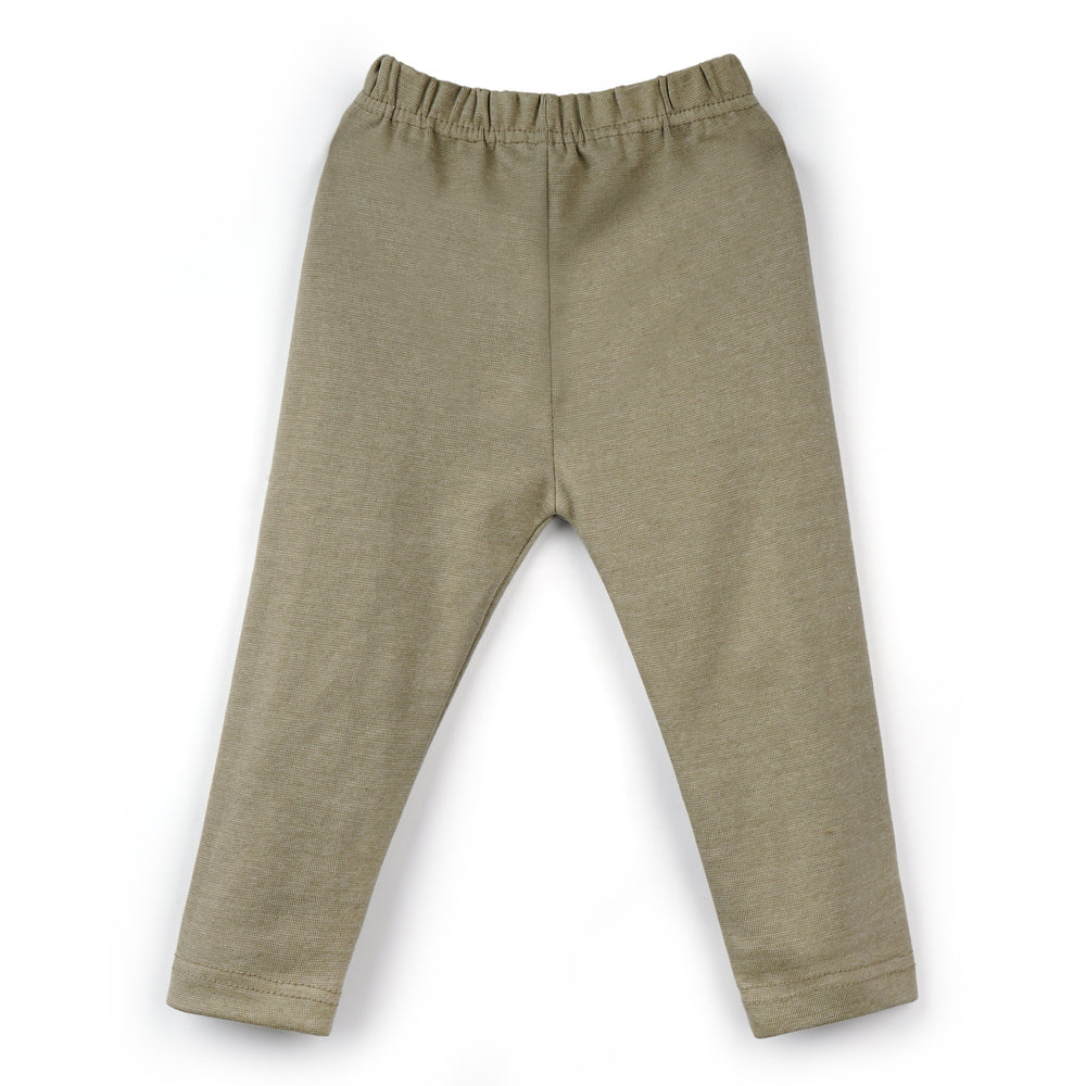 Kikidoo Kids Rib Innerwear Olive Green