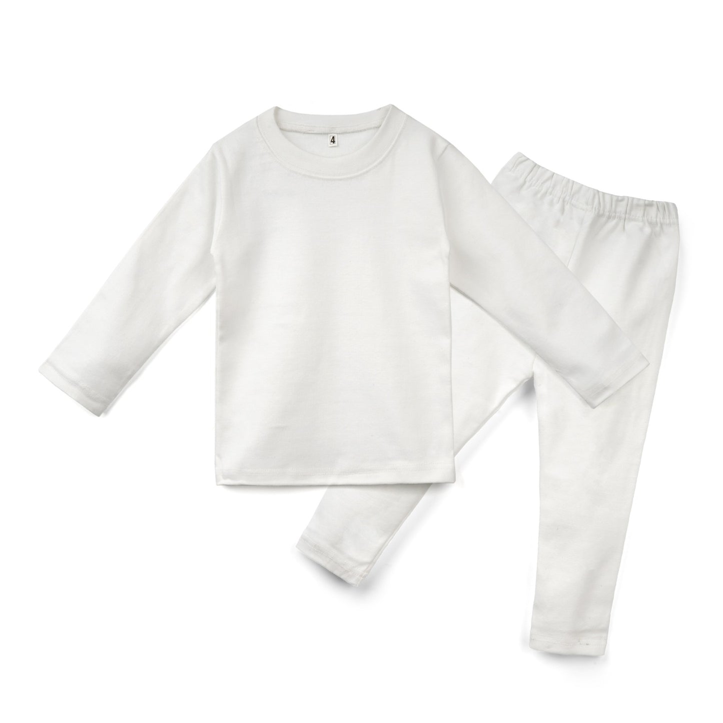 Kikidoo Kids Rib Innerwear White