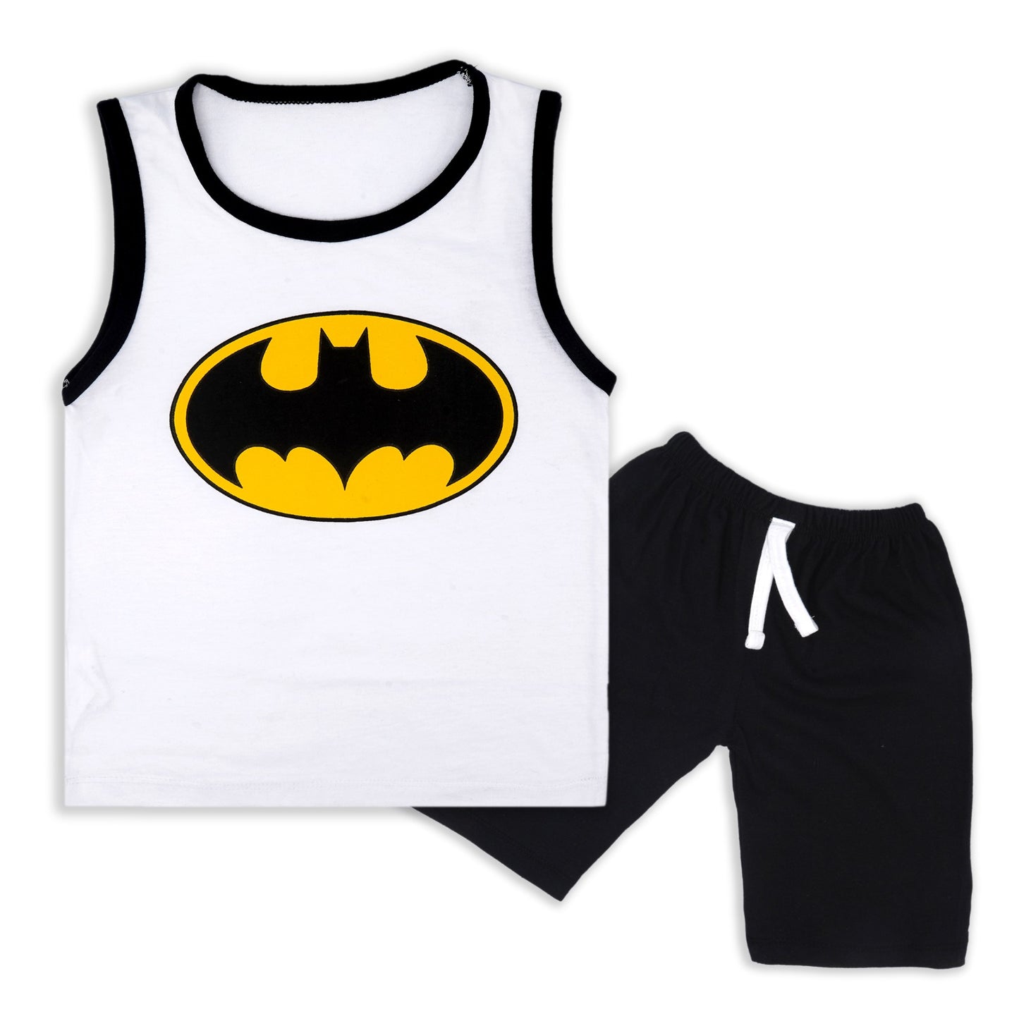 Kids Sandos Batman White & Black