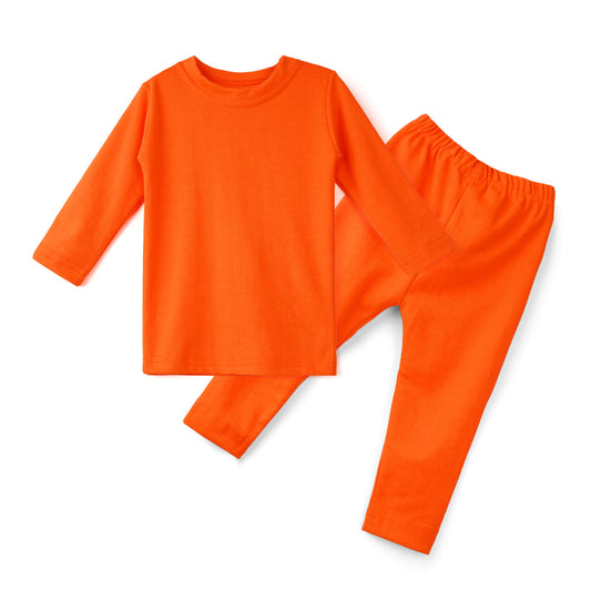 Kikidoo Kids Rib Innerwear Orange