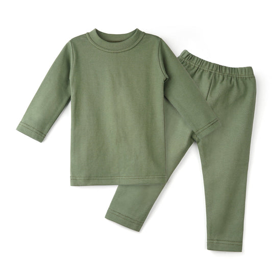 Kikidoo Kids Rib Innerwear Middle Green