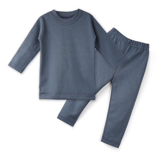 Kikidoo Kids Rib Innerwear Stone Blue