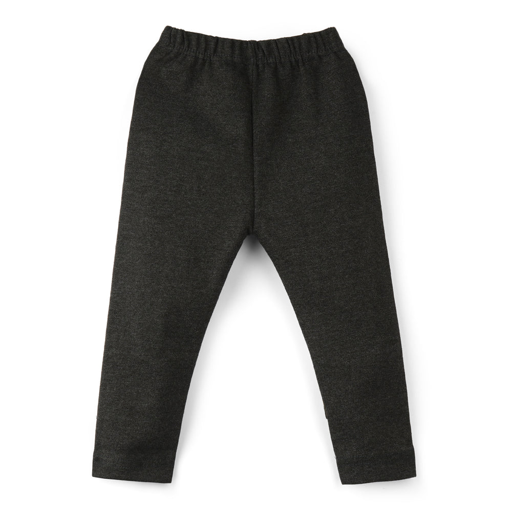 Kikidoo Kids Rib Innerwear Charcoal