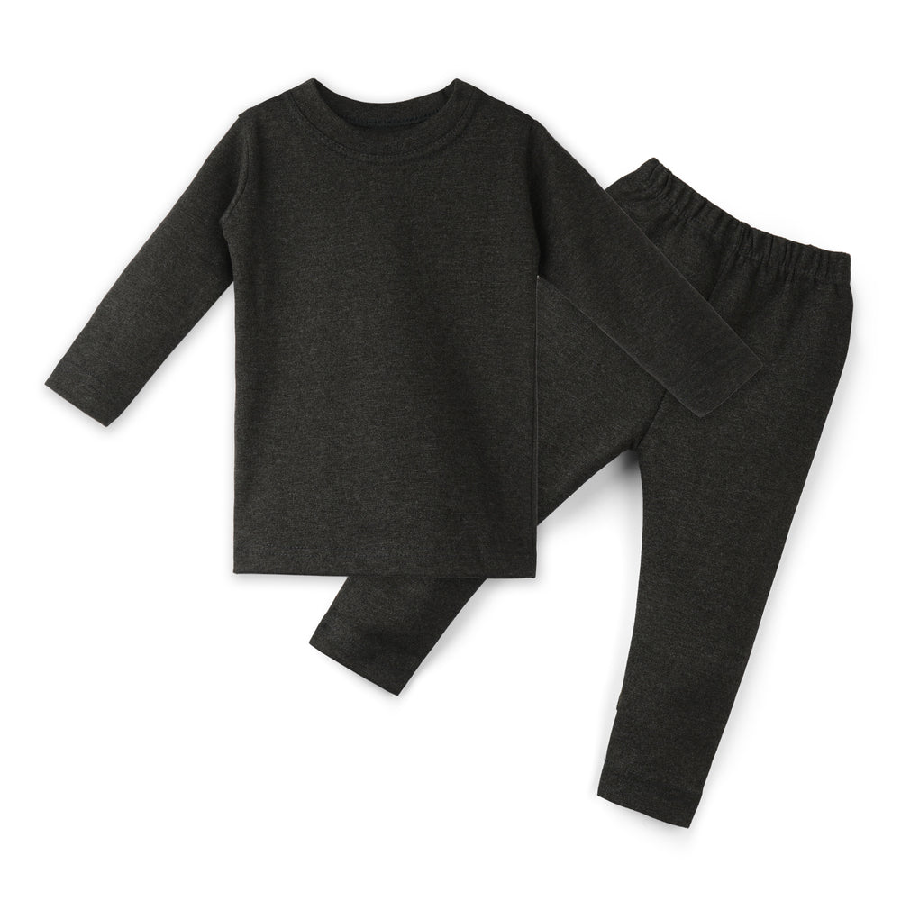 Kikidoo Kids Rib Innerwear Charcoal