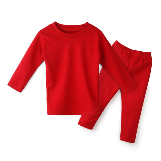 Kikidoo Kids Rib Innerwear Red