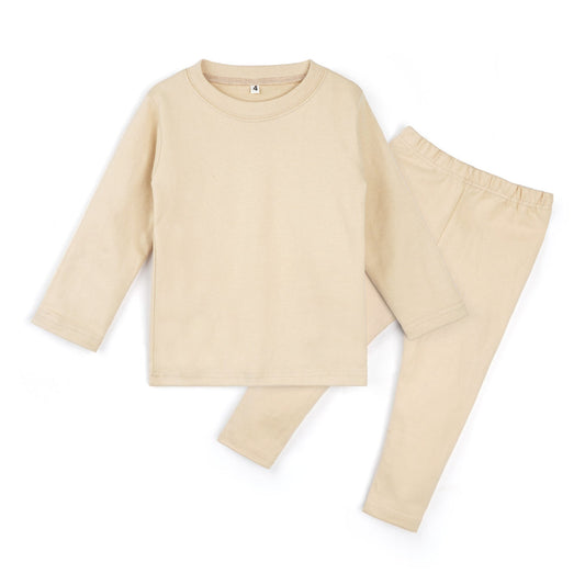 Kikidoo Kids Rib Innerwear Beige