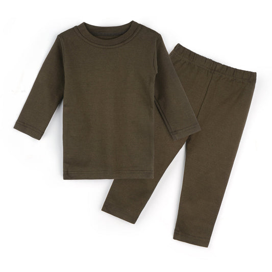 Kikidoo Kids Rib Innerwear Green