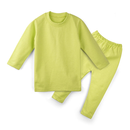 Kikidoo Kids Rib Innerwear Lemon Green