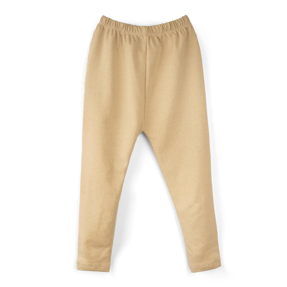 Kikidoo Kids Rib Innerwear Light Camel