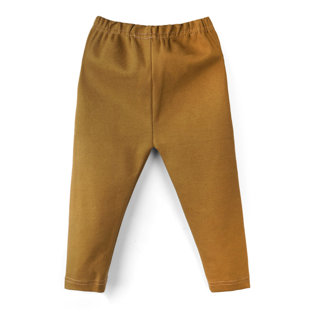 Kikidoo Kids Rib Innerwear Dark Olive Green