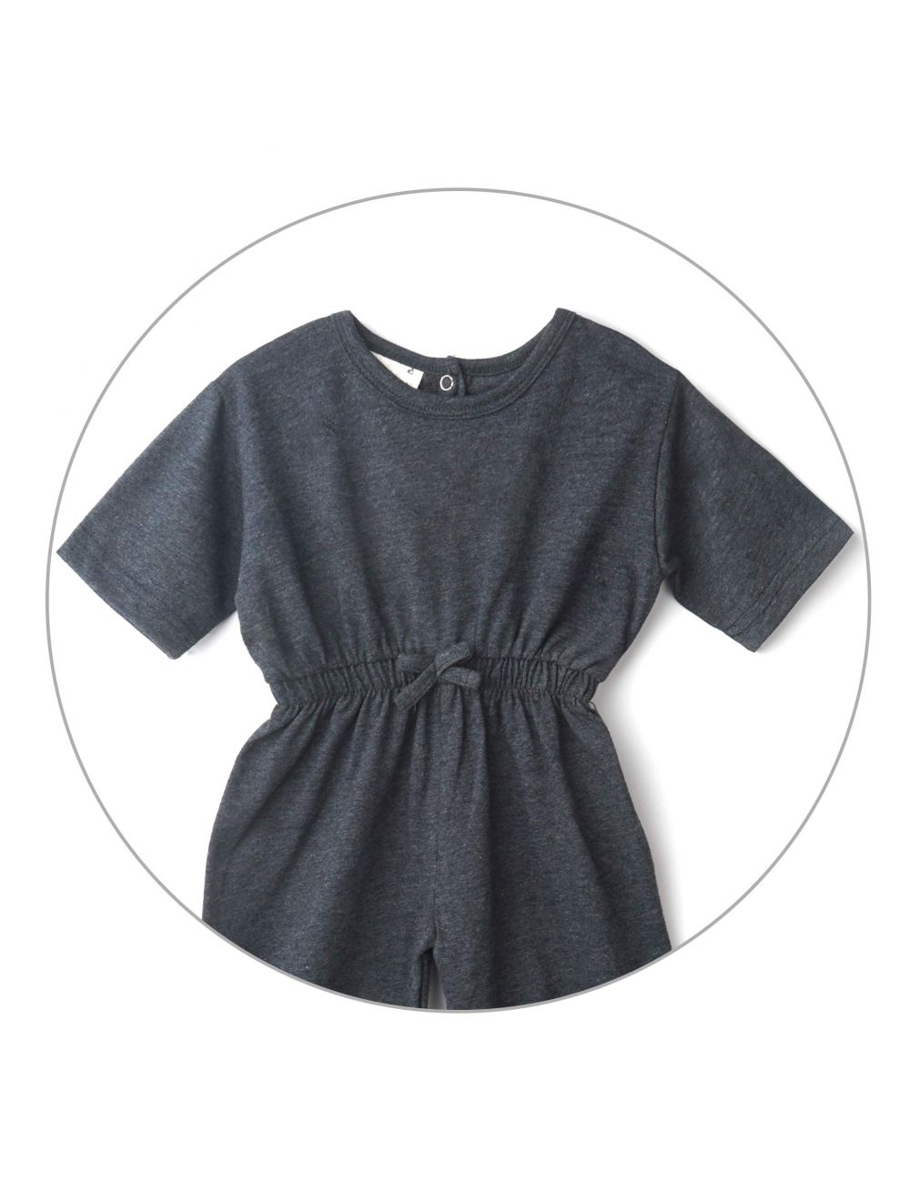 Girls Jumpsuit Charcoal