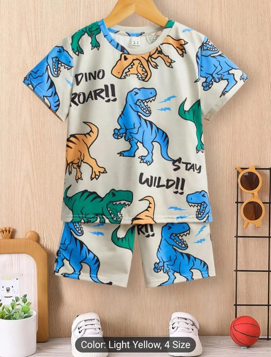 Kikidoo Kids Dino Short Set