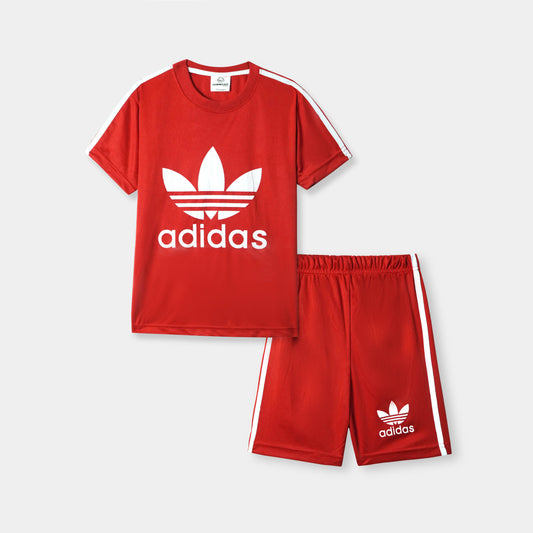 Kikidoo Kids Short Set Red