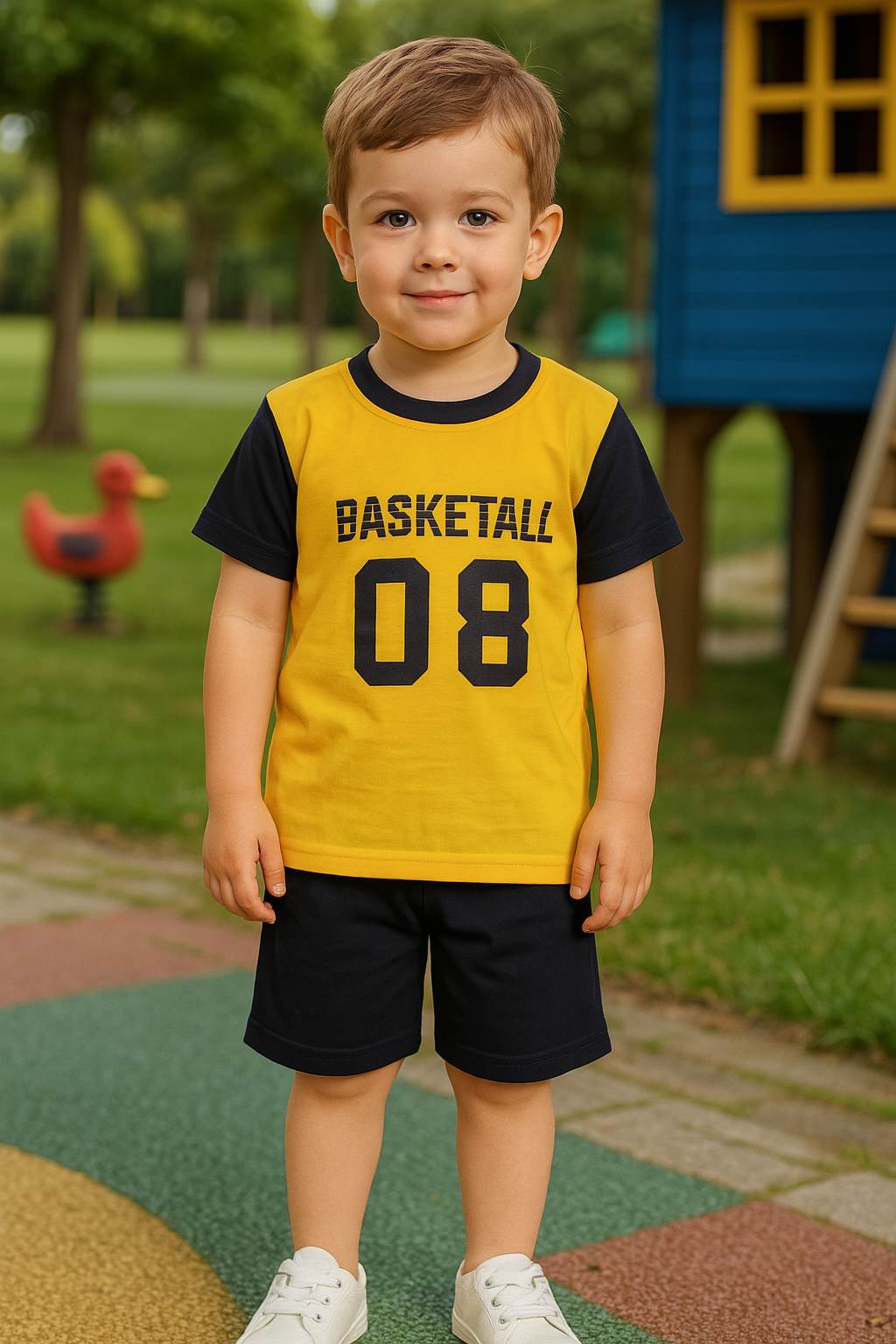 Kikidoo Kids 68 Yellow Short Ser