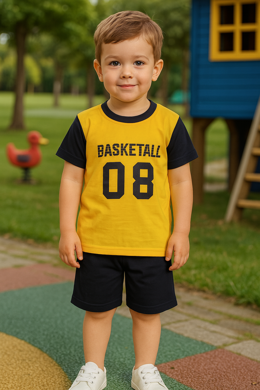 Kikidoo Kids 68 Yellow Short Ser