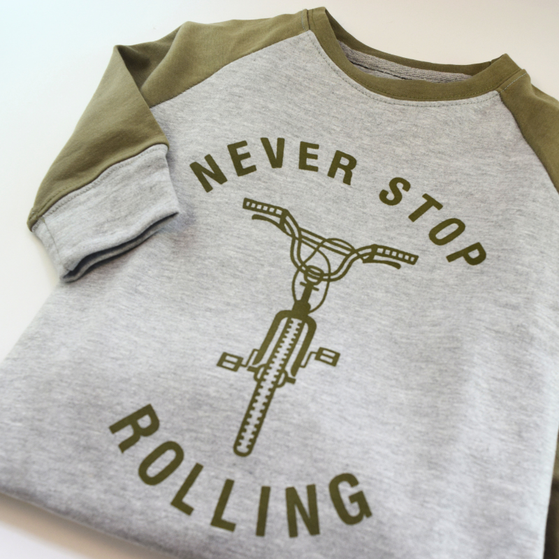 Kikidoo Kids Printed Tracksuit Bicycle 🚲 Rolling Gary & Green