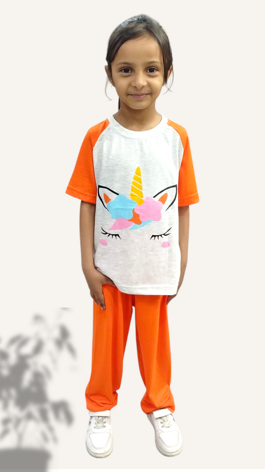 Kikidoo Girl's Unicorn Pajama Set