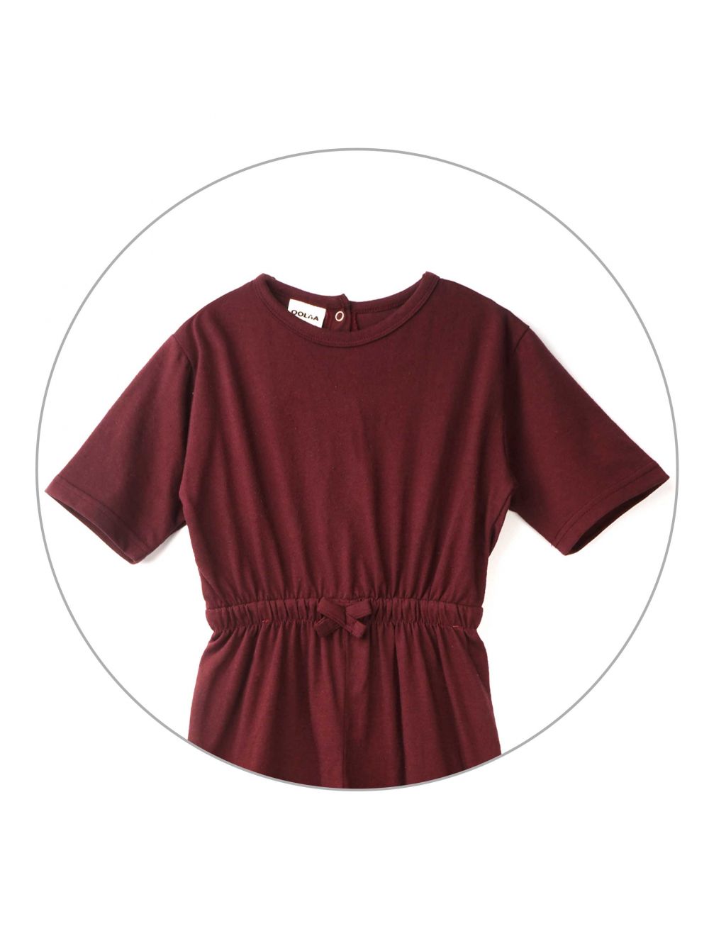 Girls Jumpsuit Maroon