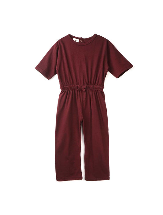 Girls Jumpsuit Maroon