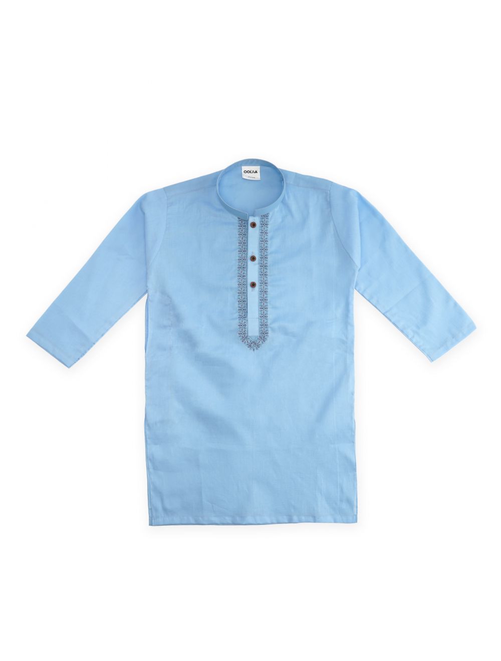 Kids Embroidered Kurta Shalwar Sky Blue