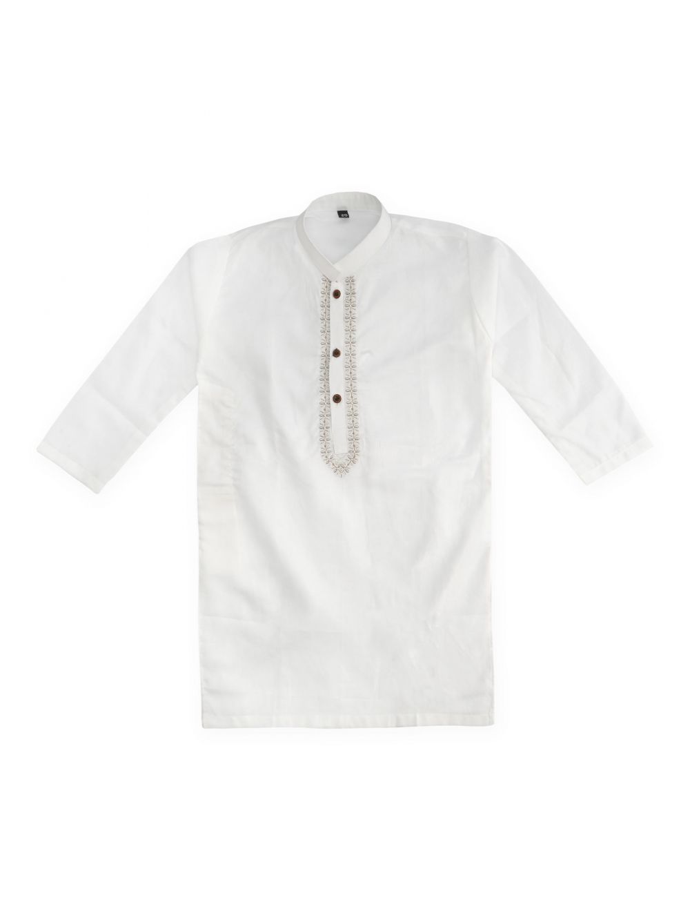 Kids Embroidered Kurta Salwar White